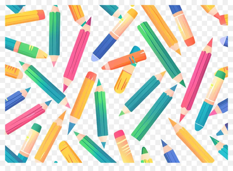 Crayons De Couleur，Crayons Colorés PNG