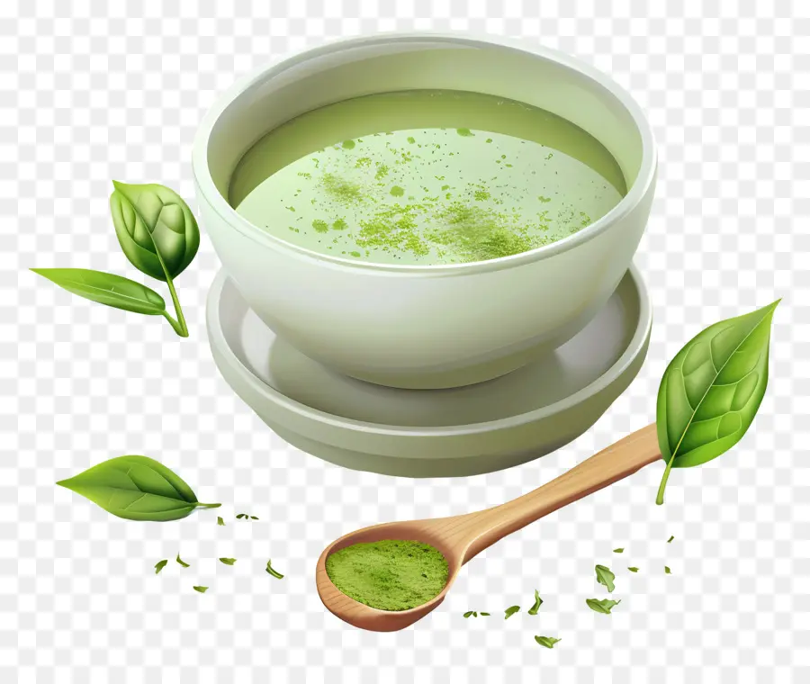 Thé Vert Matcha，Thé Vert PNG