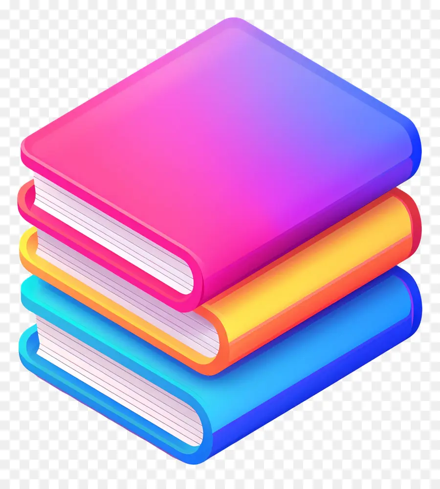 Logo Du Livre，Livres Colorés PNG