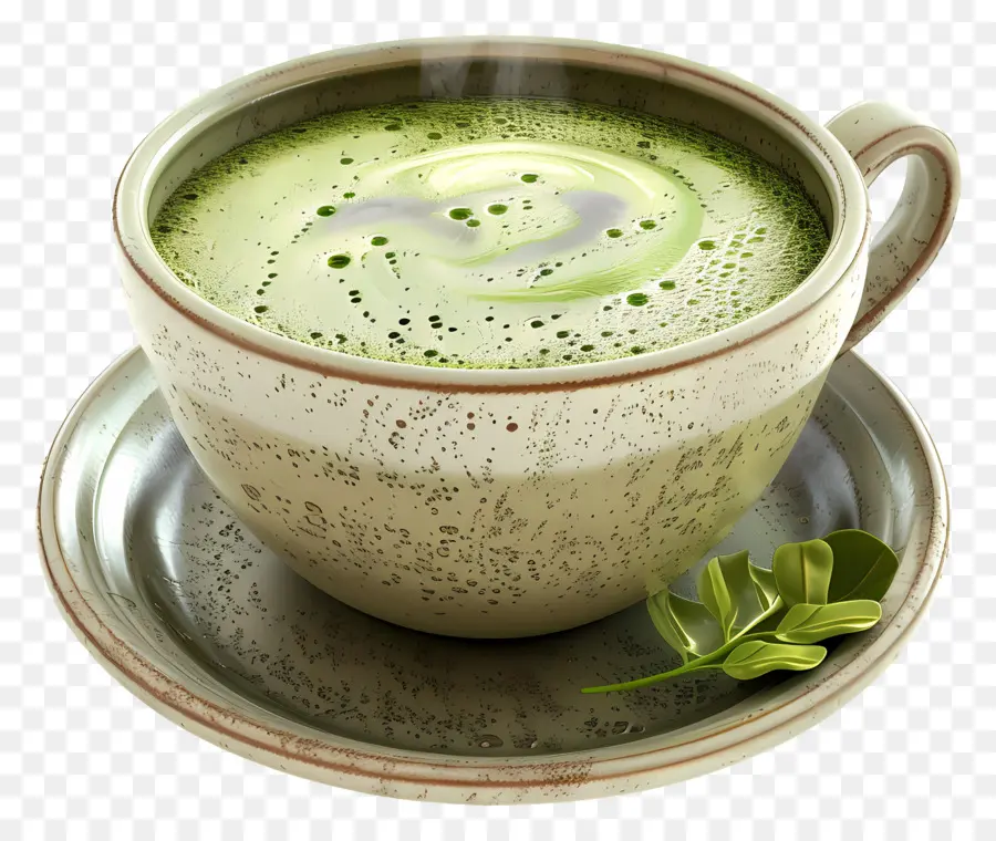 Thé Vert Matcha，Tasse De Thé Vert PNG