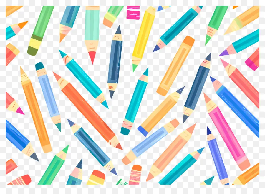 Crayons De Couleur，Crayons Colorés PNG