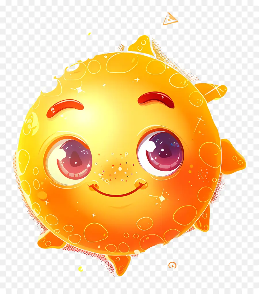 Soleil Kawaii，Soleil Souriant PNG