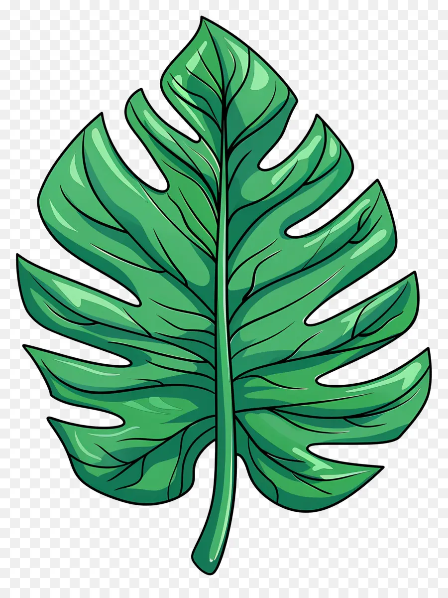 Feuille Unique，Feuille Verte PNG