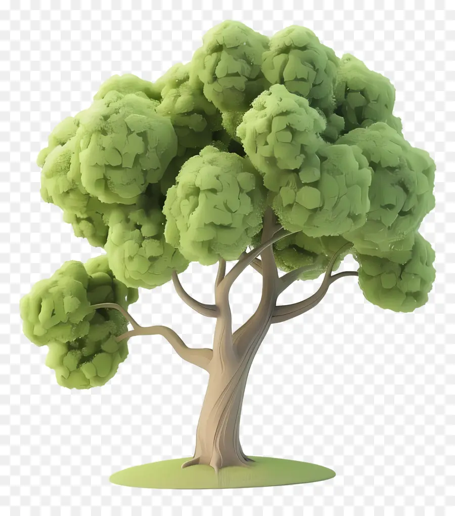 Arbre Animé，Arbre Stylisé PNG