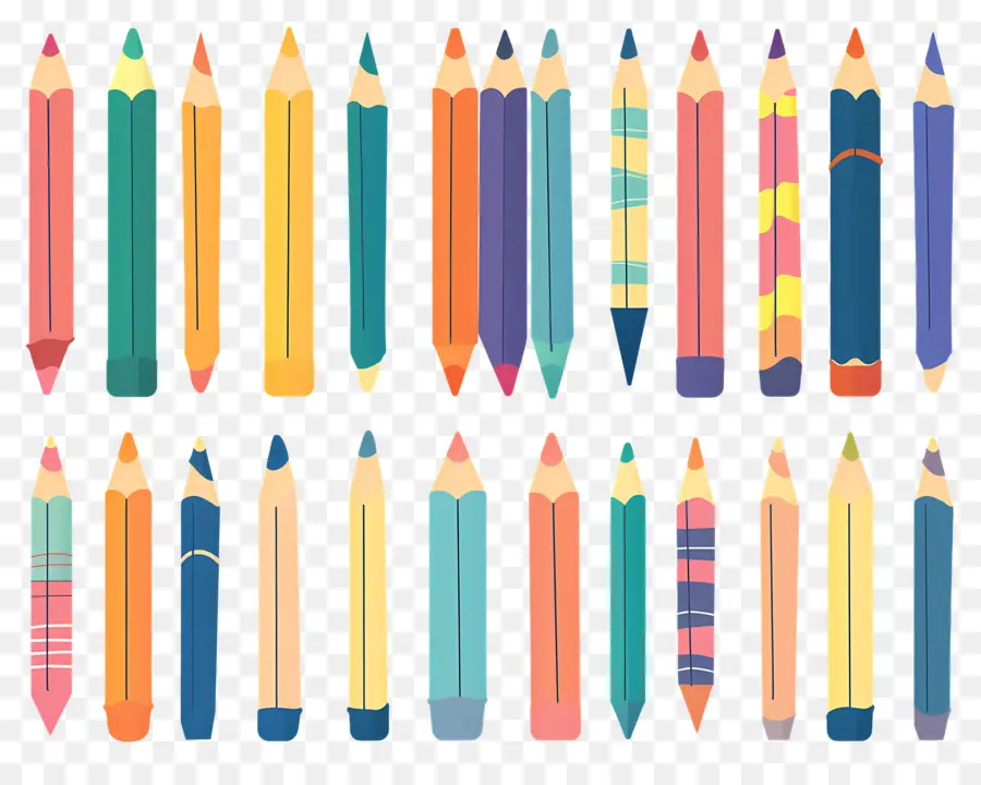 Crayons De Couleur，Crayons PNG