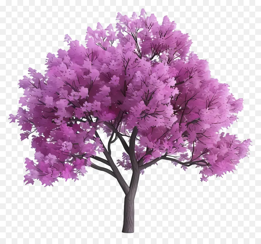 Arbre Animé，Arbre Rose PNG