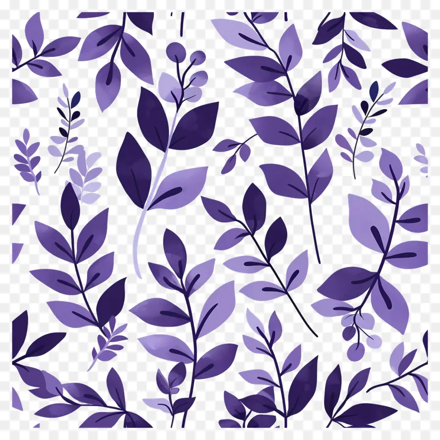 Modèle De Thanksgiving，Feuilles Violettes PNG