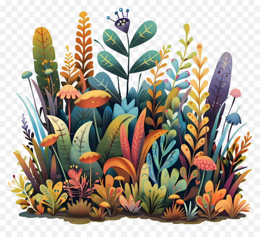 Sol En Herbe，Plantes PNG