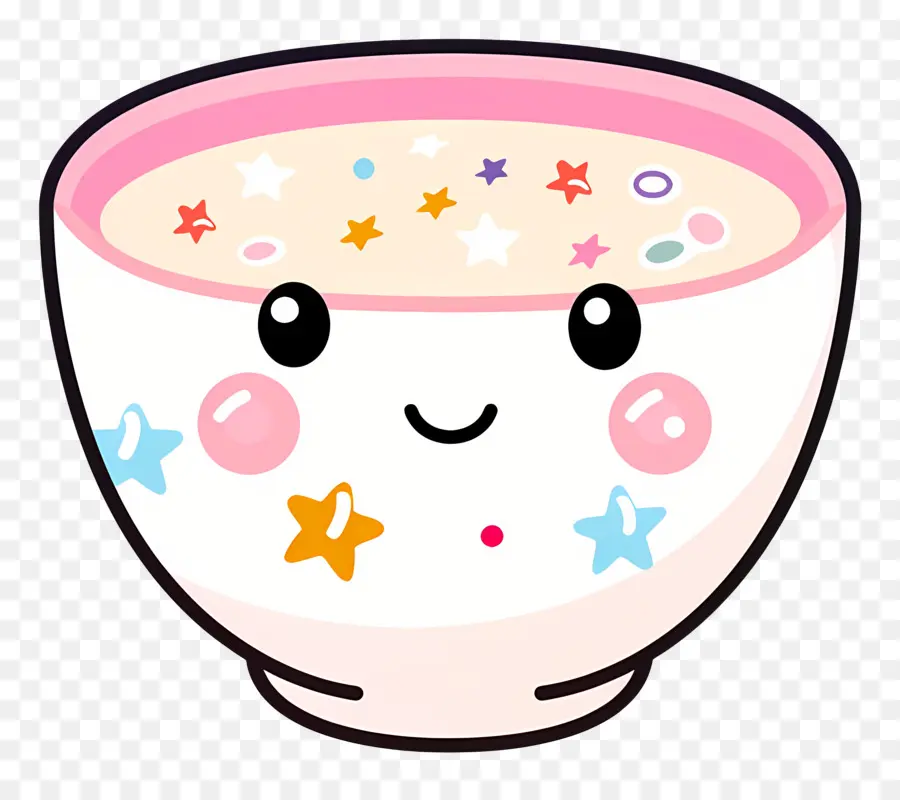 Bol De Céréales Kawaii，Joli Bol PNG