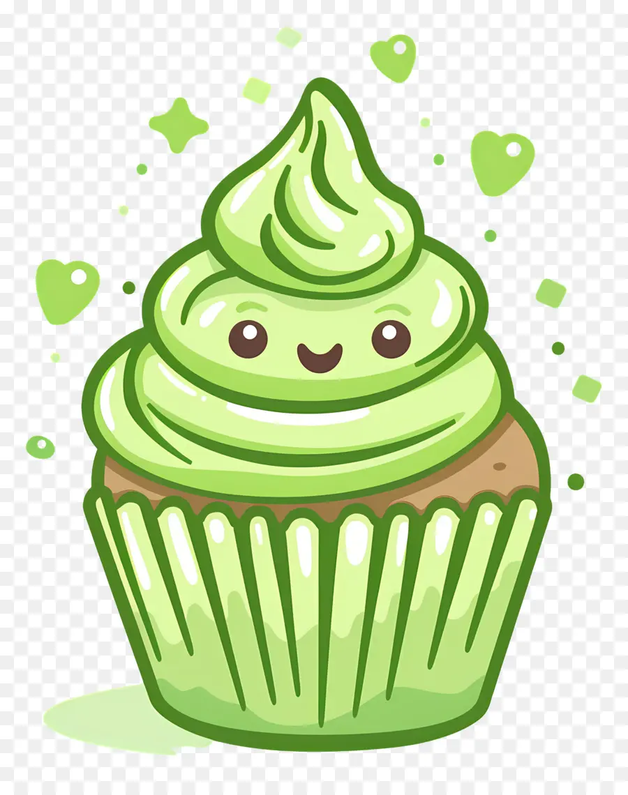 Petit Gâteau Au Matcha，Petit Gâteau Vert PNG