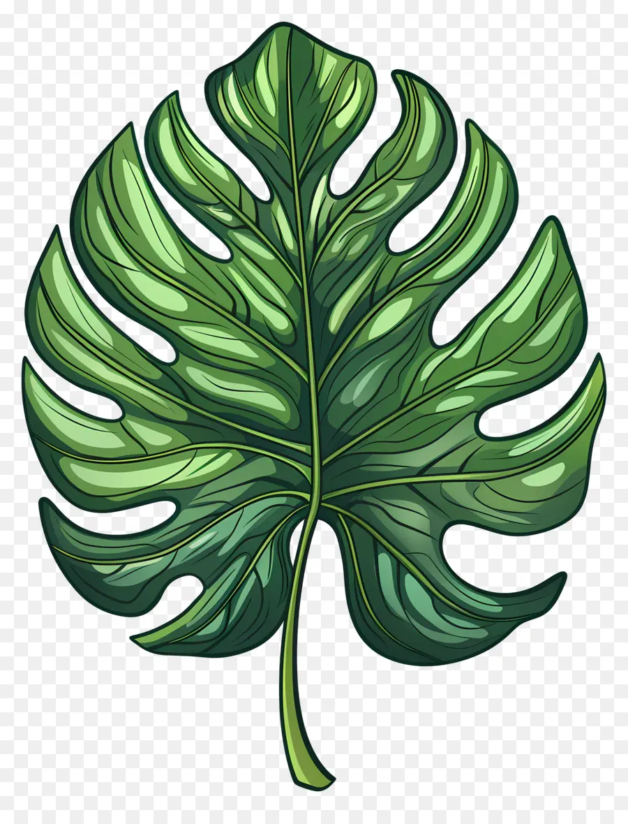 Feuille Unique，Feuille Verte PNG