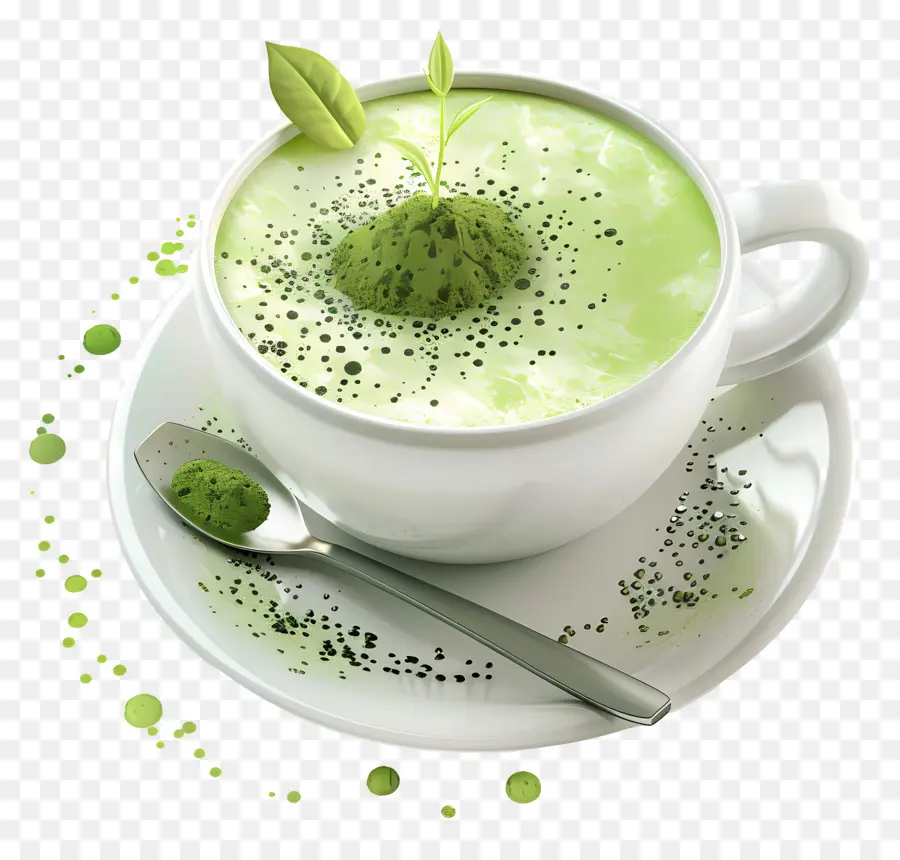 Thé Vert Matcha，Thé Vert PNG