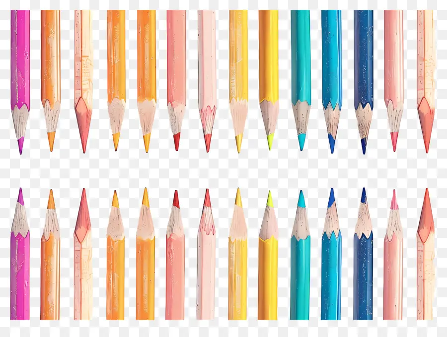 Crayons De Couleur，Dessin PNG