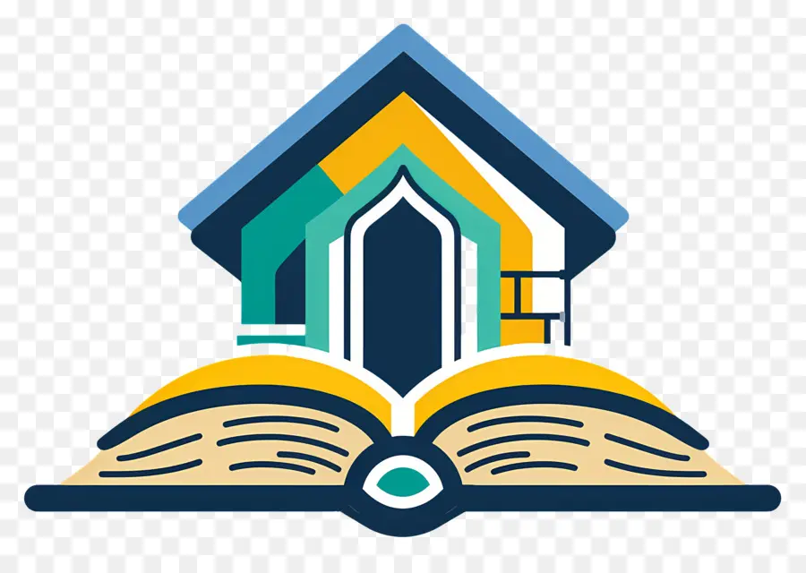 Logo Du Livre，Livre Et Maison PNG