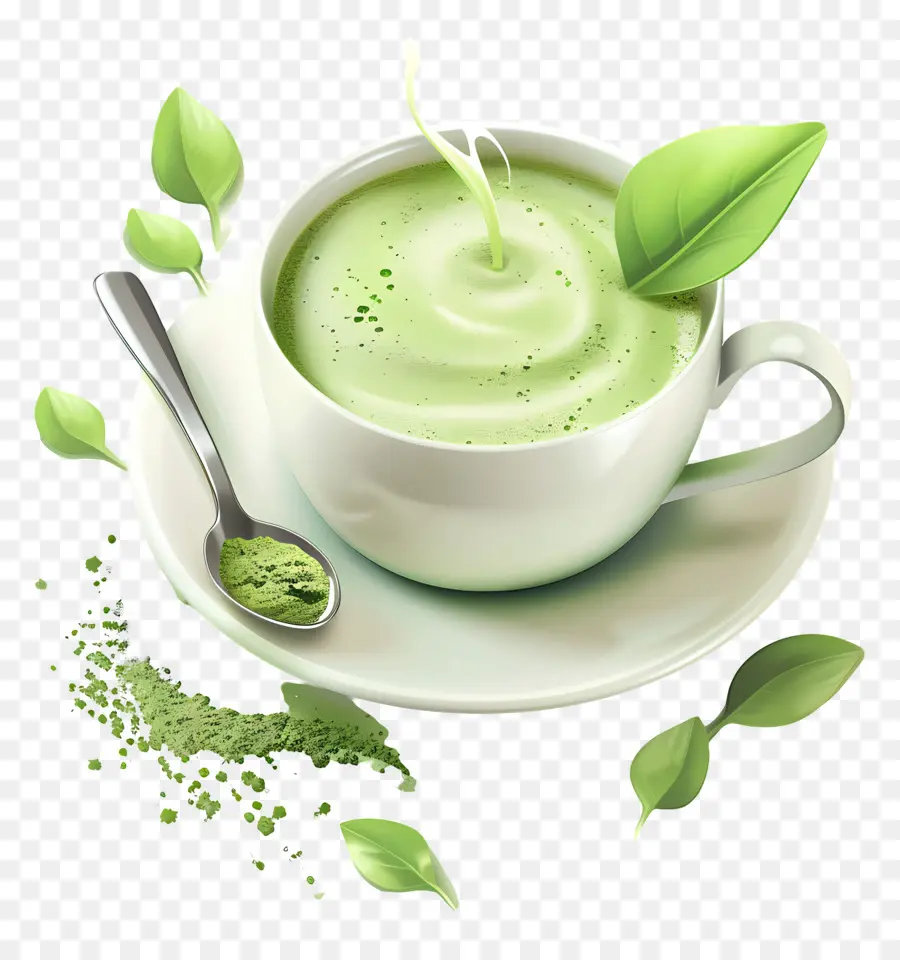 Thé Vert Matcha，Thé Vert PNG