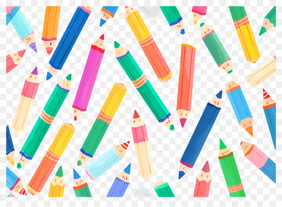 Crayons De Couleur，Crayons PNG