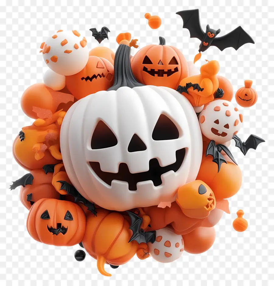 éléments D'halloween，Citrouilles PNG