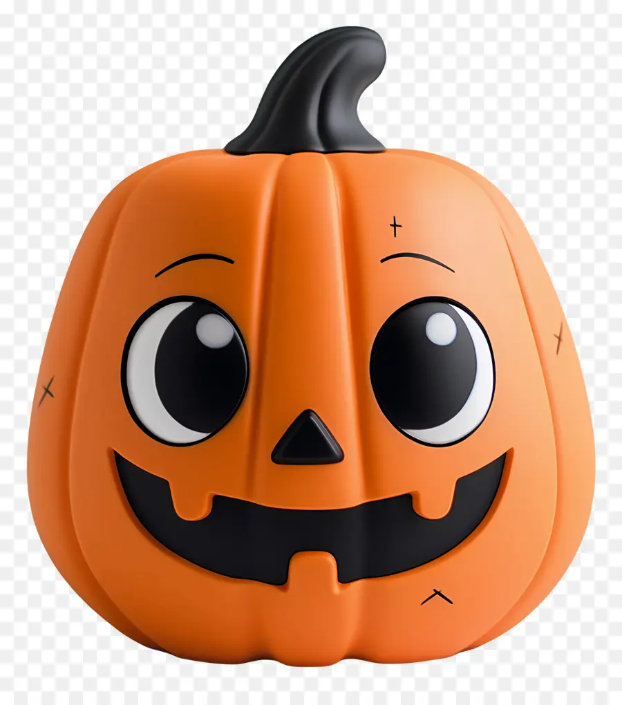 éléments D'halloween，Citrouille Mignonne PNG