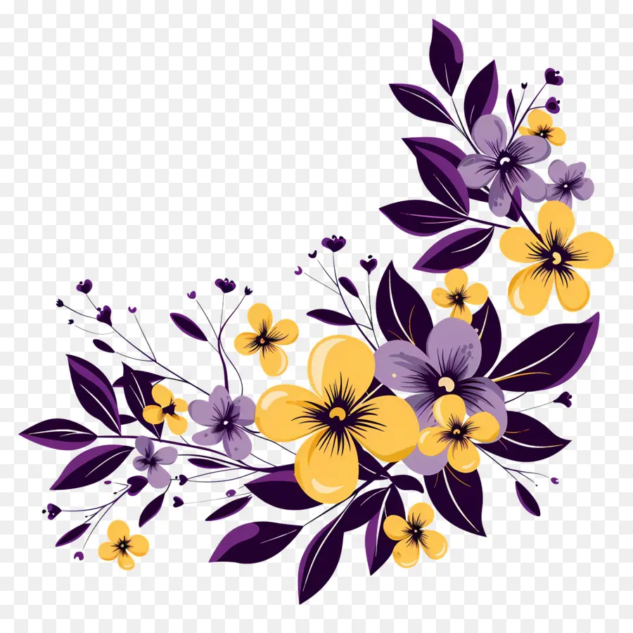 Le Coin Des Fleurs，Composition Florale PNG