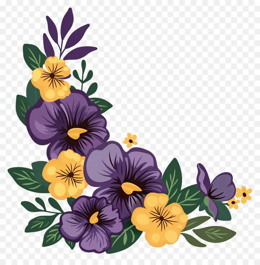 Le Coin Des Fleurs，Composition Florale PNG