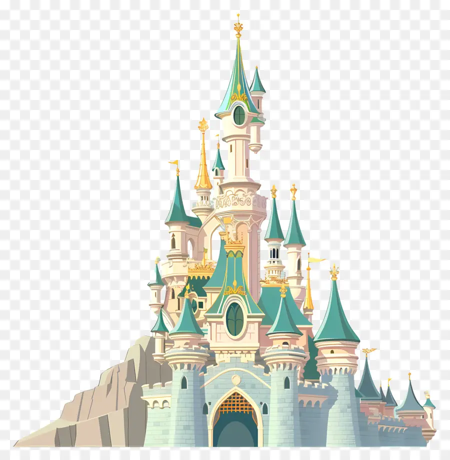 Château Disney，Château PNG