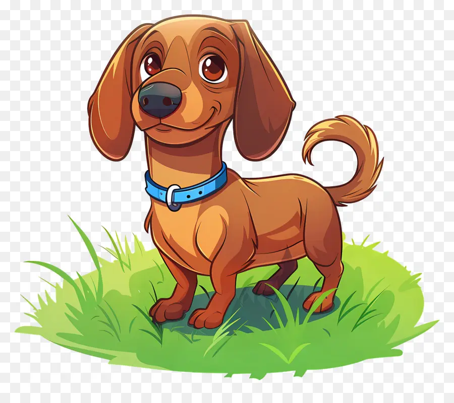 Chien Animé，Chien Marron PNG