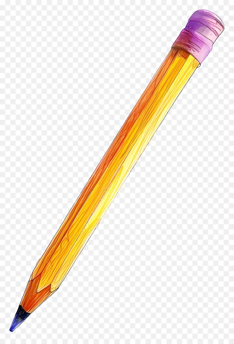 Crayon De Couleur，Crayon Jaune PNG