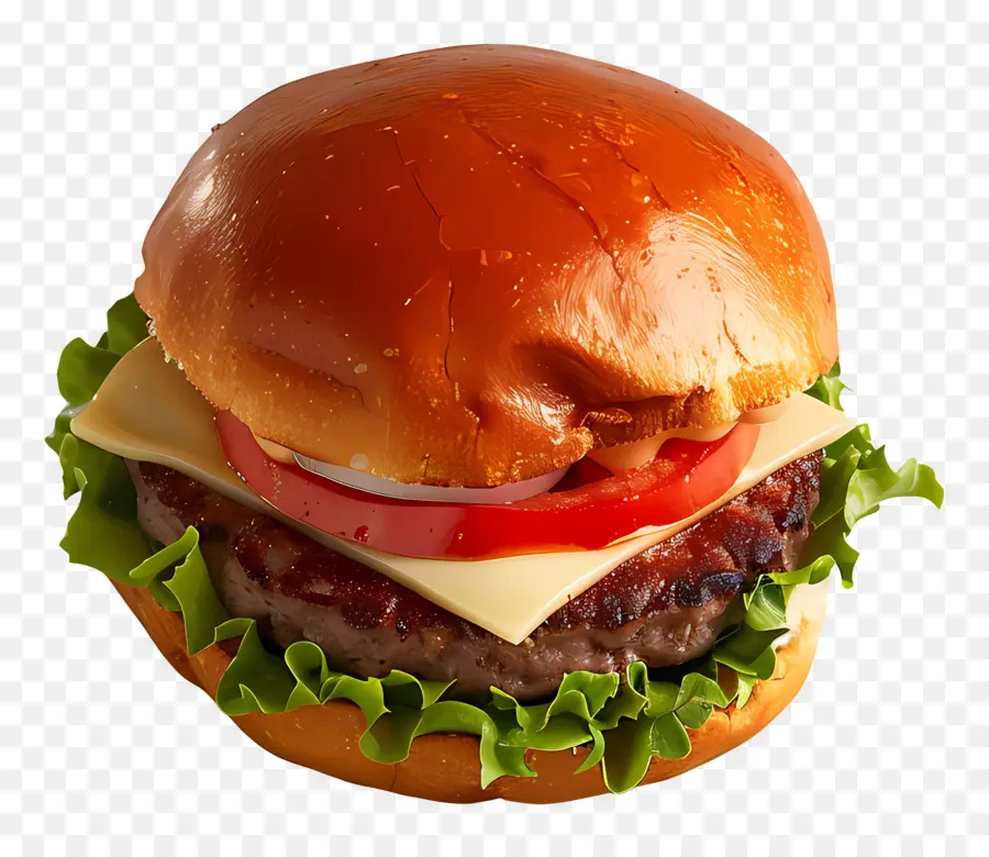 Burger Nature，Cheeseburger PNG