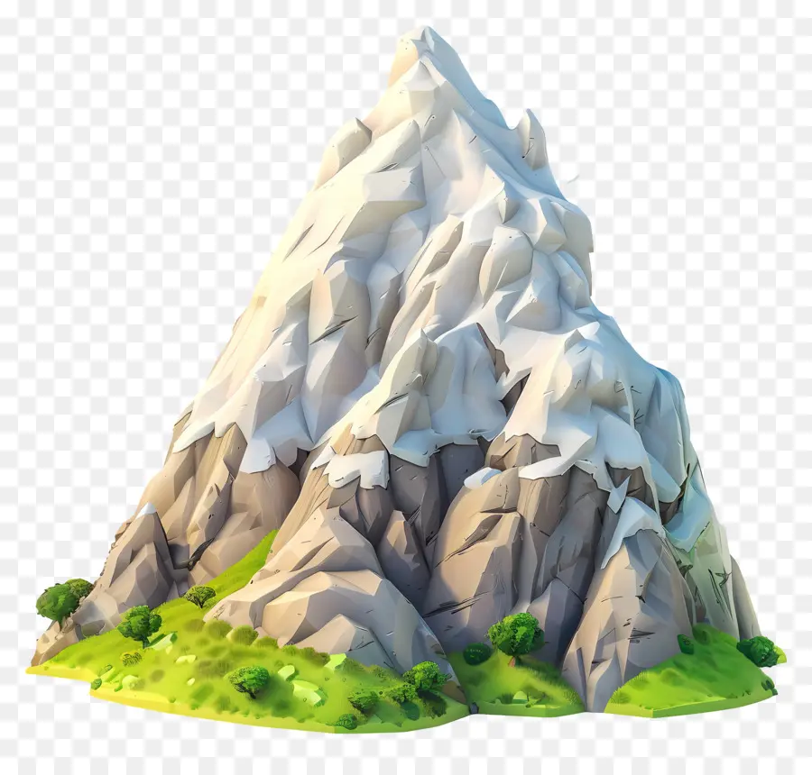 Montagne De Dessin Animé，Montagne PNG