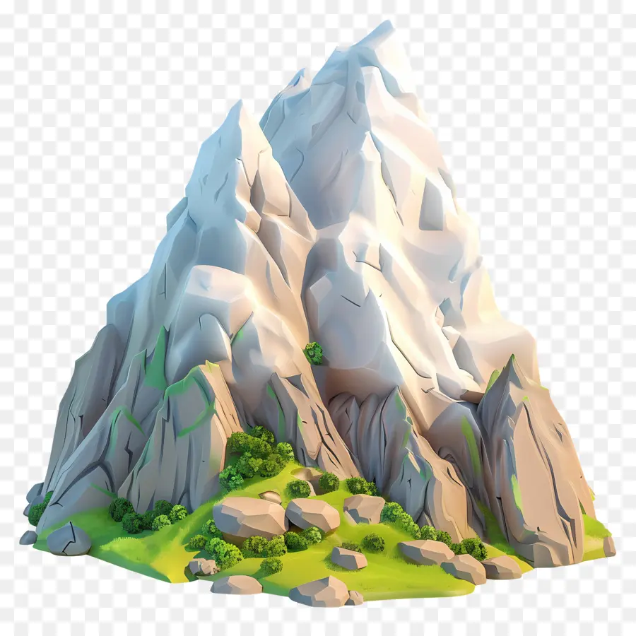 Montagne De Dessin Animé，Montagne PNG