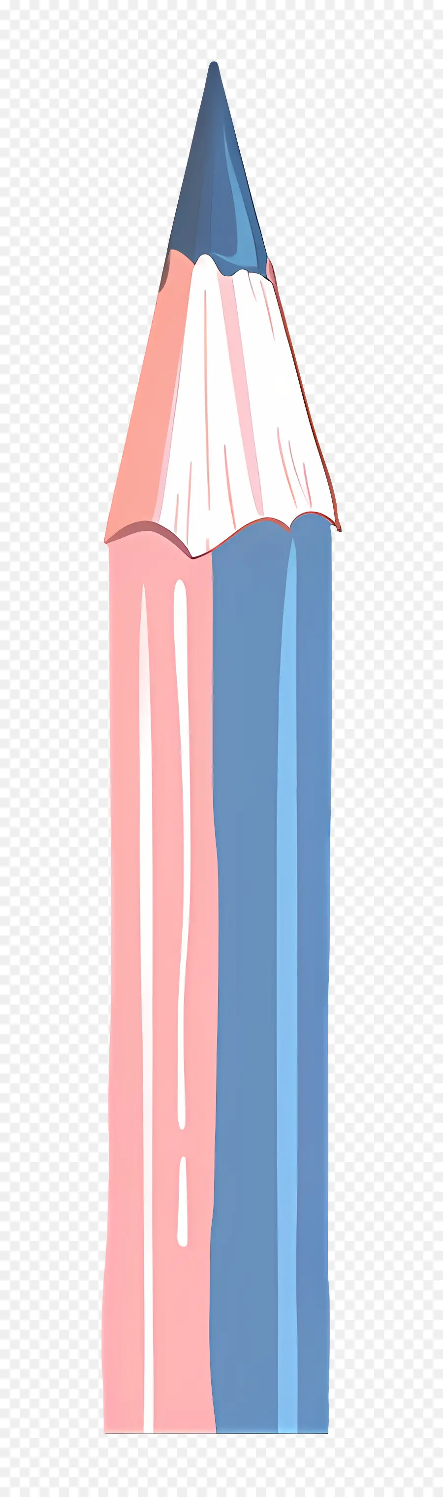 Crayon De Couleur，Crayon Rose Et Bleu PNG