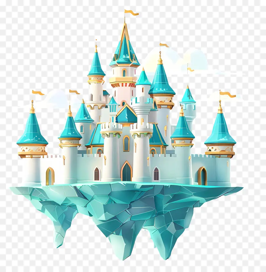 Château Disney，Château De Glace PNG