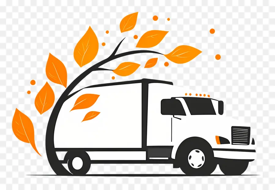 Camion D'automne，Camion PNG