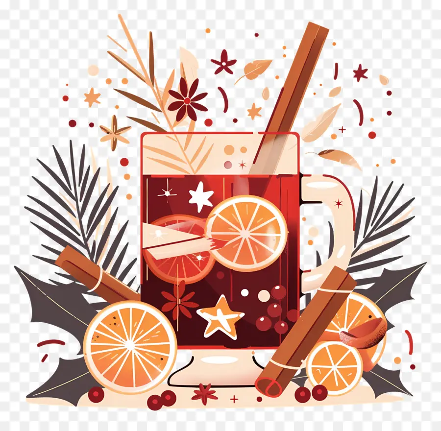 Vin Chaud De Noël，Vin Chaud PNG