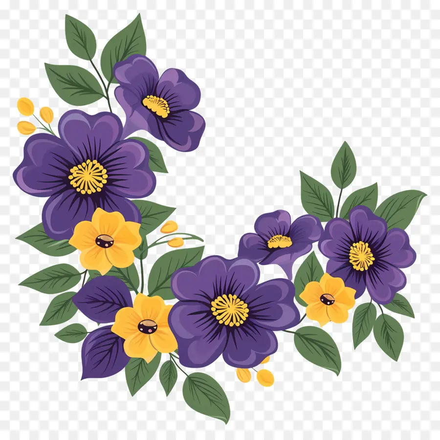 Le Coin Des Fleurs，Composition Florale PNG