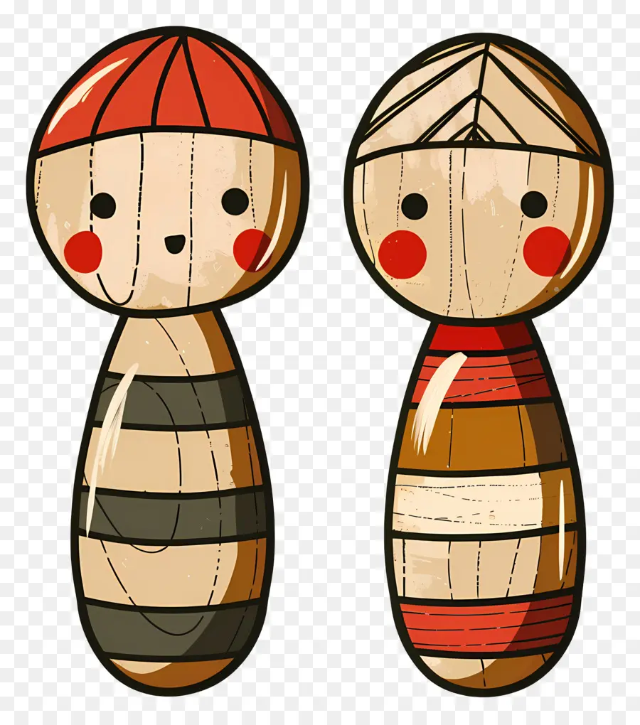 Jouet En Bois，Poupées En Bois PNG