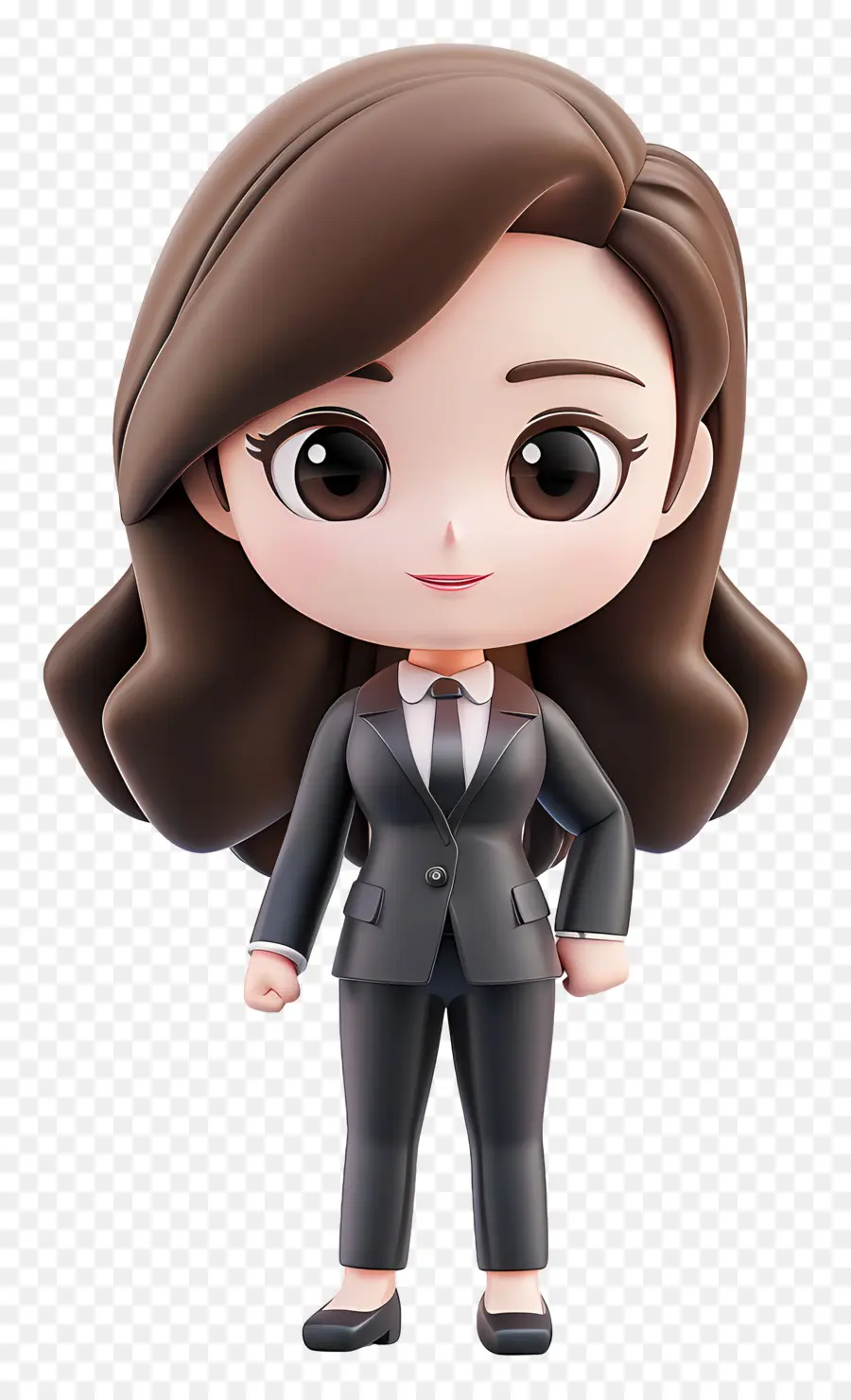 Fille Chibi，Femme D'affaires De Dessin Animé PNG