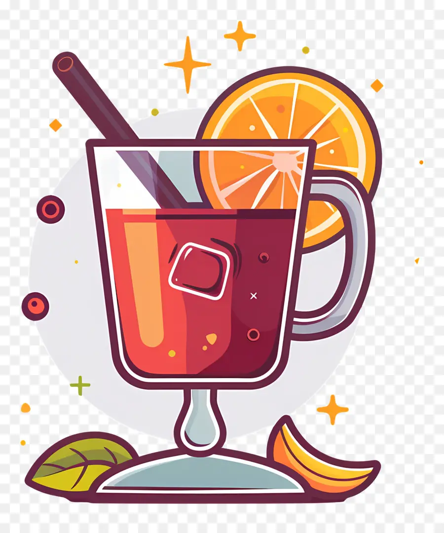 Vin Chaud De Noël，Punch Aux Fruits PNG