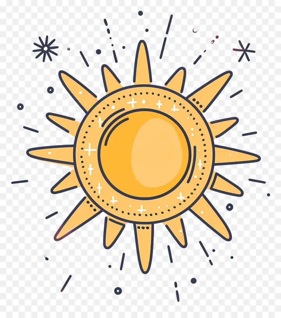 Logo Soleil，Soleil De Dessin Animé PNG