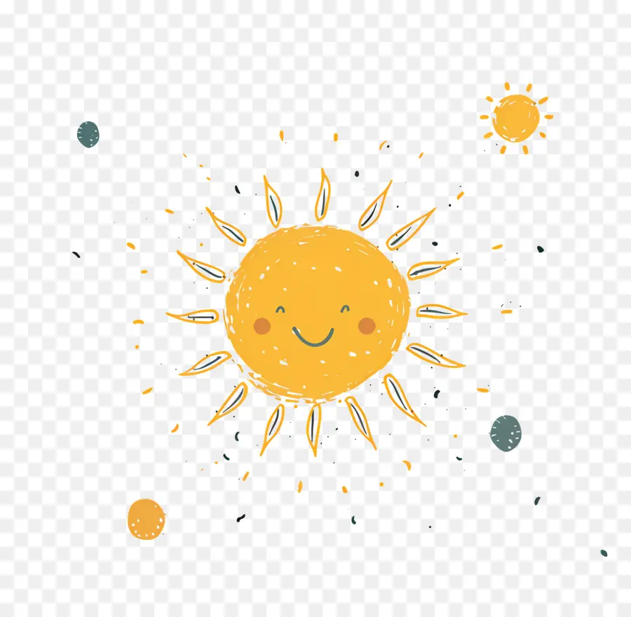 Logo Soleil，Soleil Souriant PNG