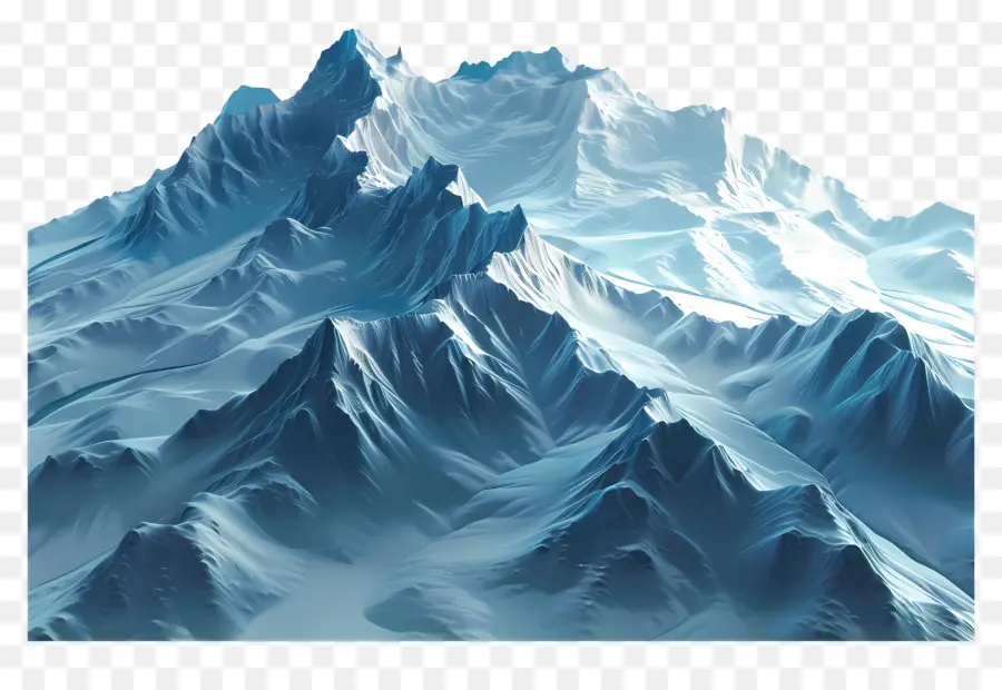 Montagne De Dessin Animé，Chaîne De Montagnes PNG