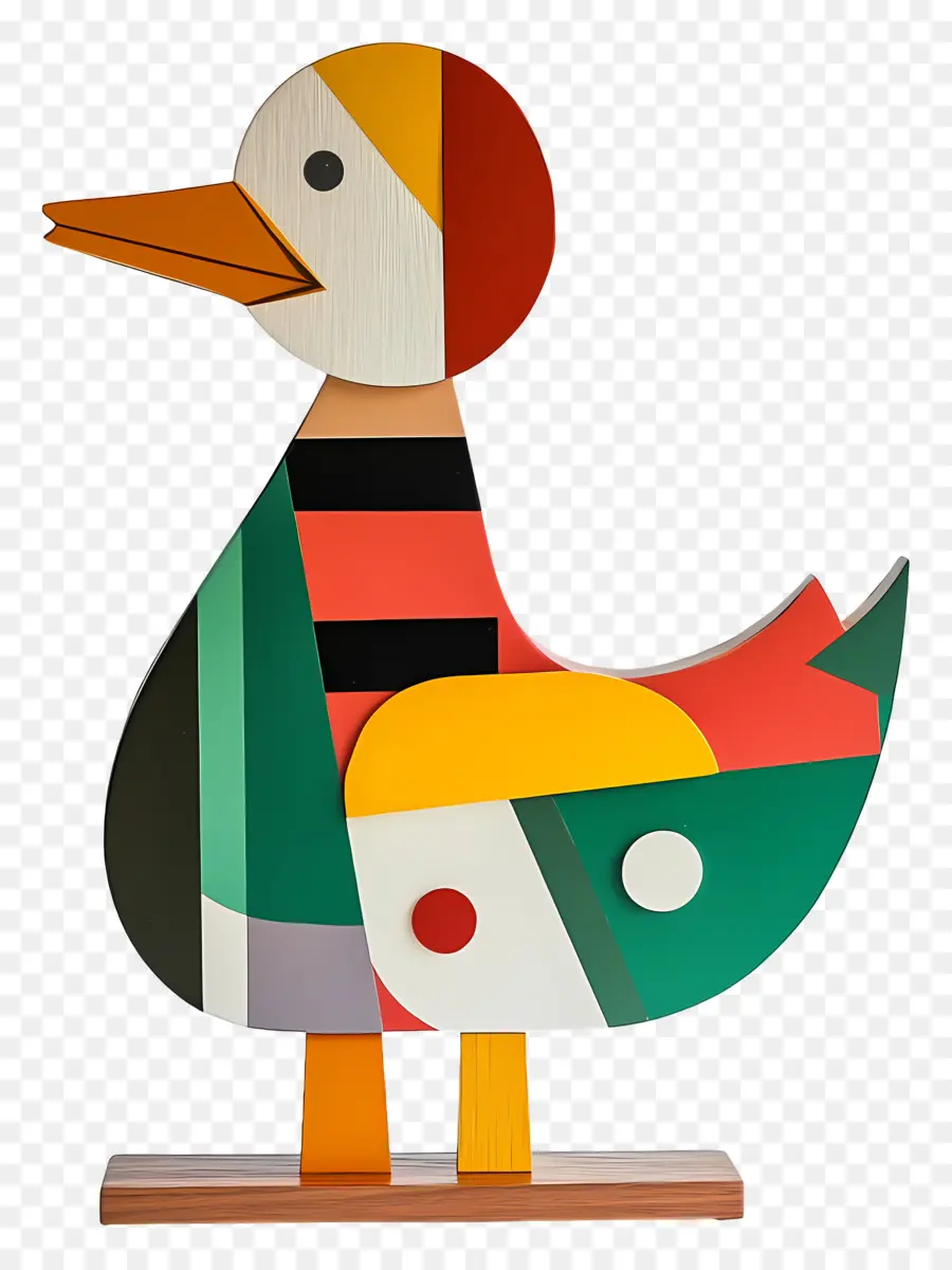 Canard De Noël，Canard Abstrait PNG