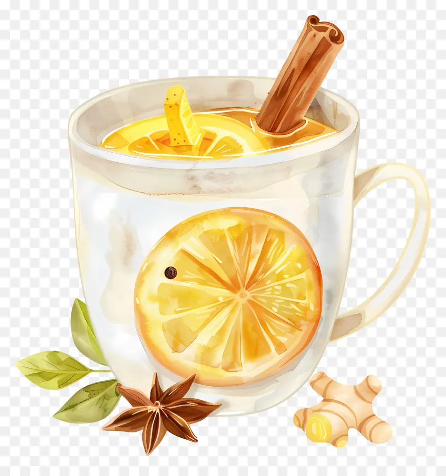 Vin Chaud De Noël，Tasse De Thé PNG