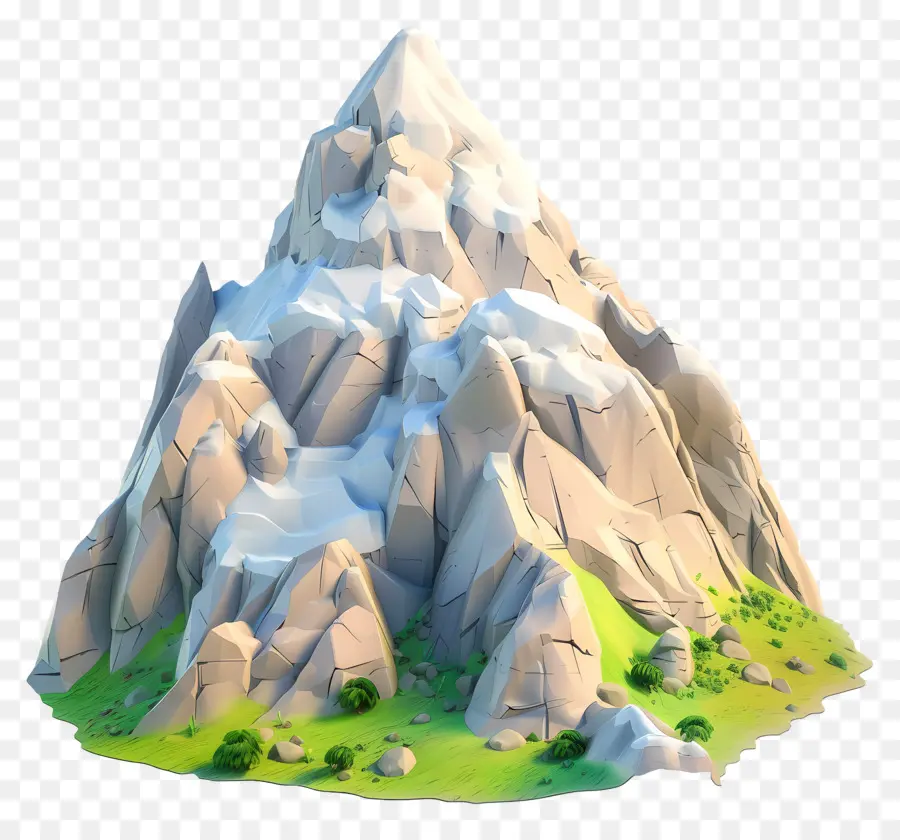 Montagne De Dessin Animé，Montagne PNG