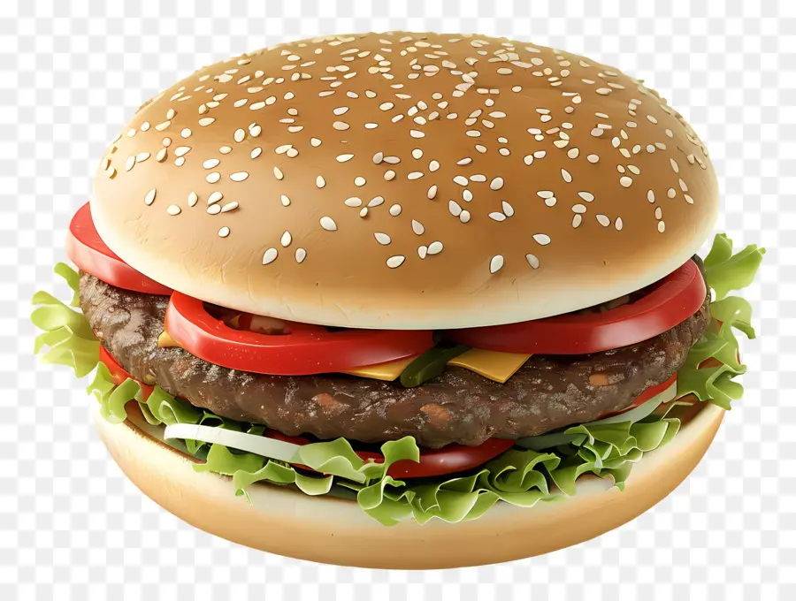 Burger Nature，Cheeseburger PNG