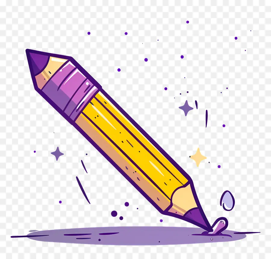 Crayon De Couleur，Crayon De Dessin Animé PNG