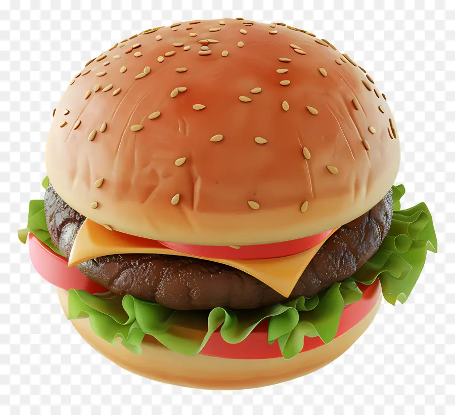 Burger Nature，Cheeseburger PNG