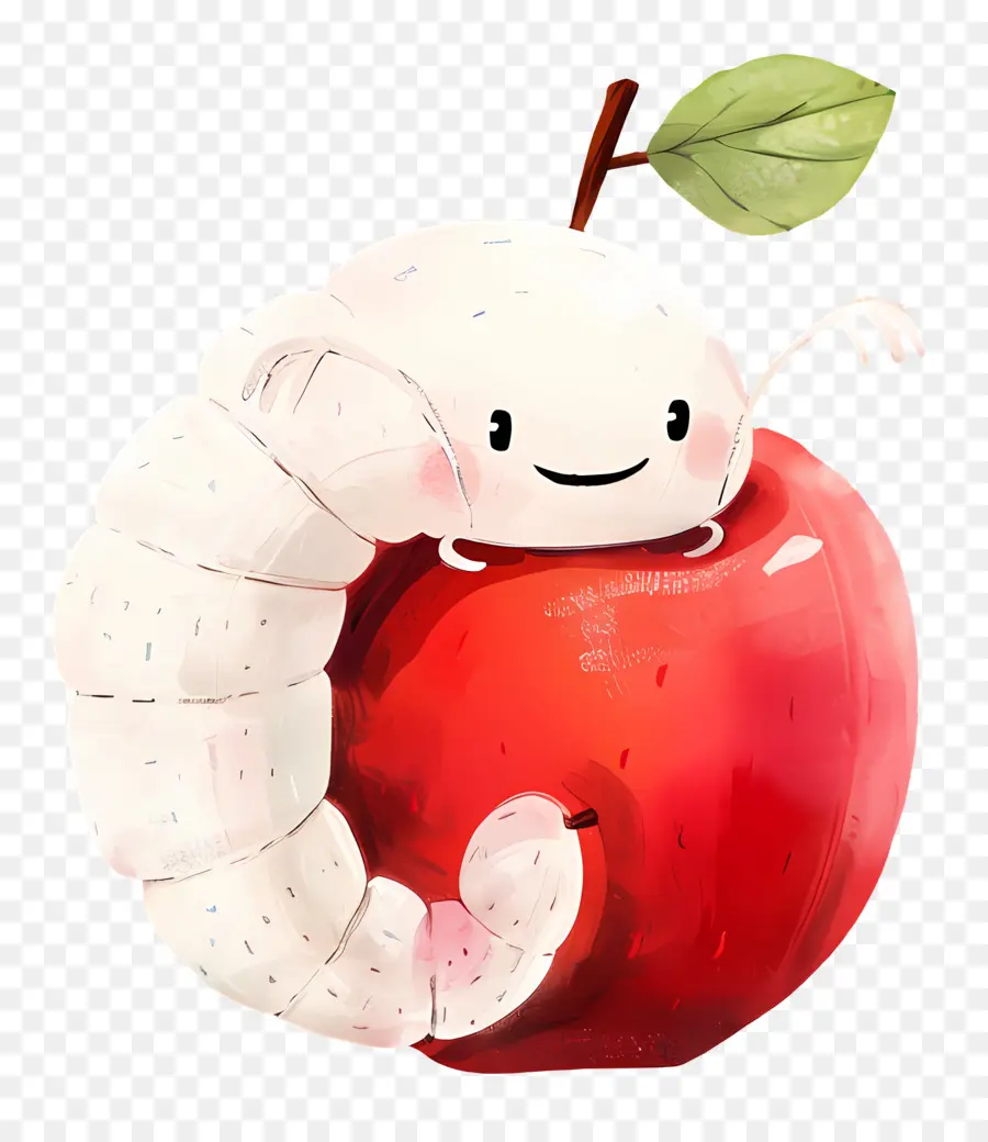 Pomme Avec Ver，Ver Dans Apple PNG