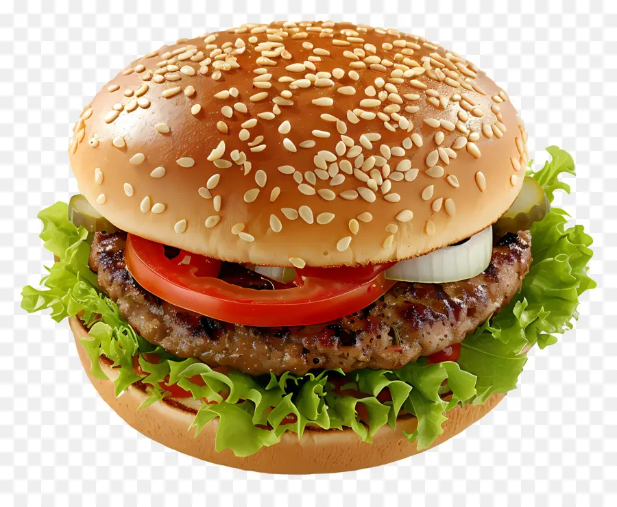 Burger Nature，Hamburger PNG