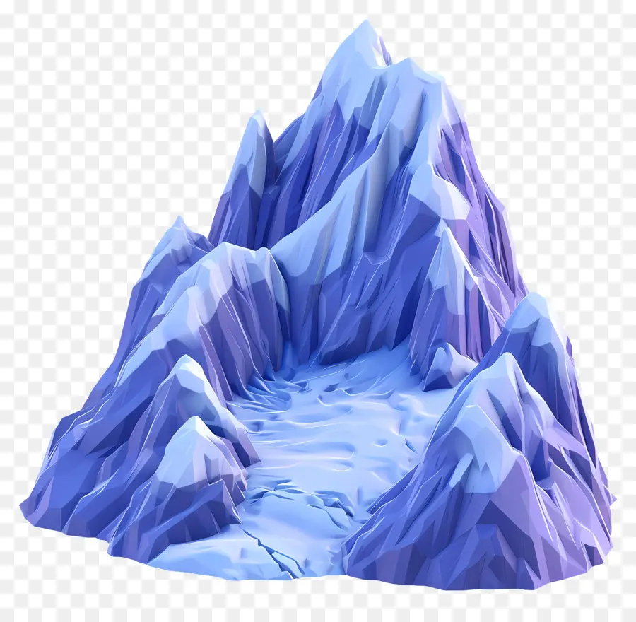 Montagne De Dessin Animé，Iceberg PNG